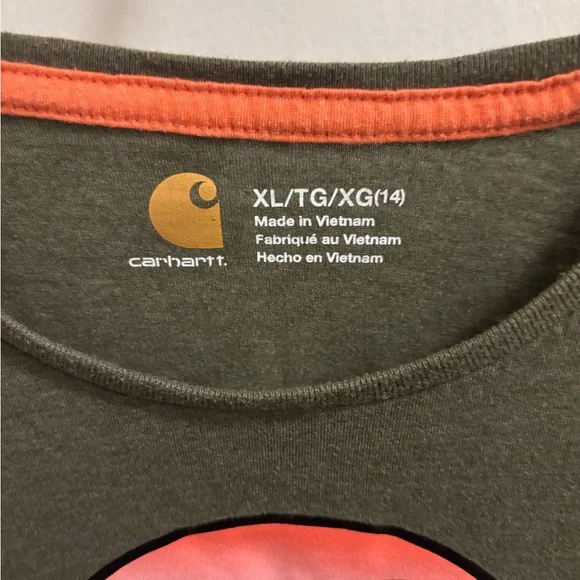 Carhartt girls XL long sleeve tee - Picture 2 of 4